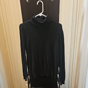 Ann Taylor Black Turtleneck Sweater